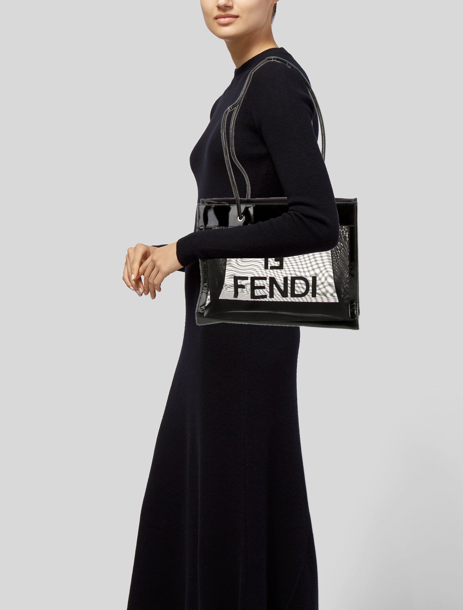 Fendi Mesh Shoulder Bag Vintage