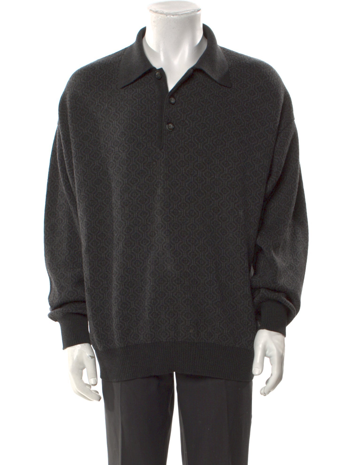 Fendi Vintage 1990's Polo Sweater