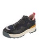 Fendi Leather Colorblock Pattern Chunky Sneakers