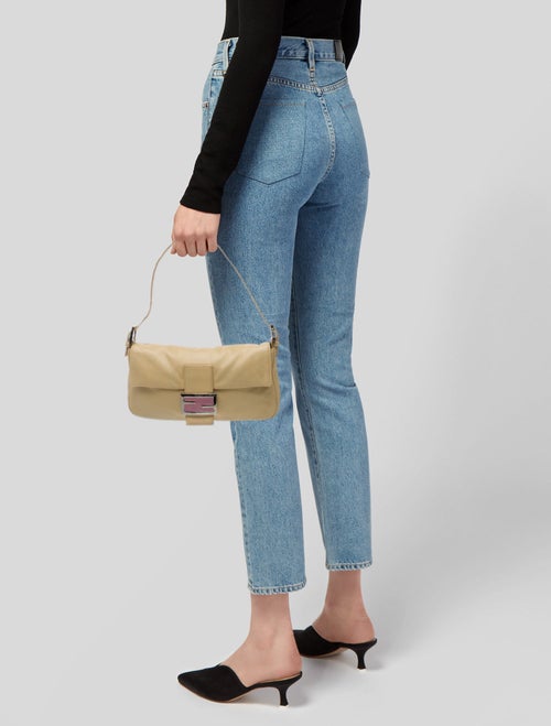 Fendi Leather Baguette