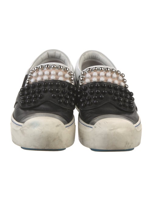 Fendi Leather Studded Accents Oxfords