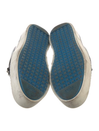 Fendi Leather Studded Accents Oxfords