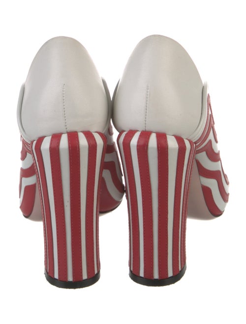 Fendi Leather Printed Pumps