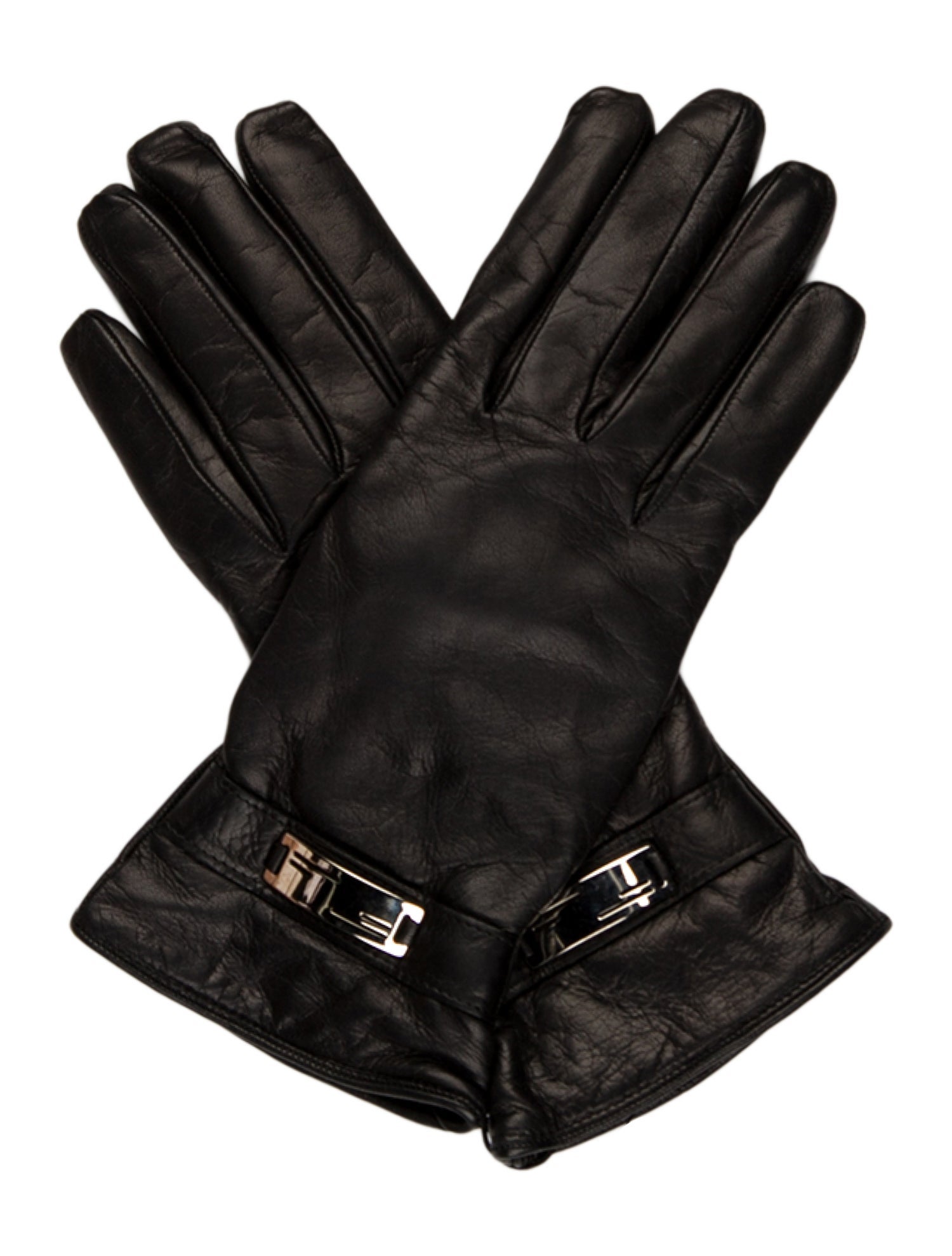 Fendi Leather Gloves