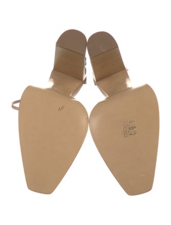 Fendi Zucca FF Logo Leather D'Orsay Pumps