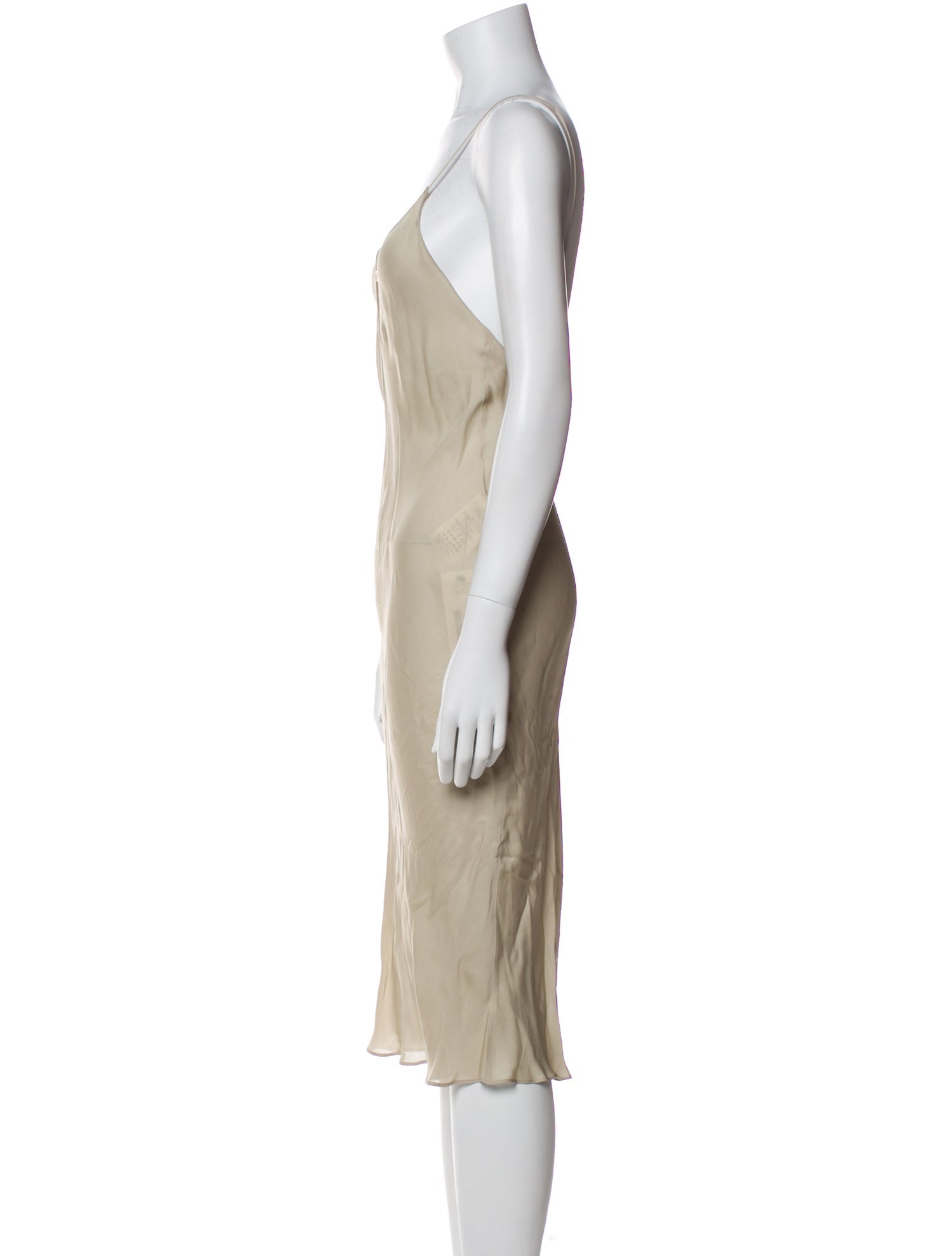 Fendi V-Neck Midi Length Dress