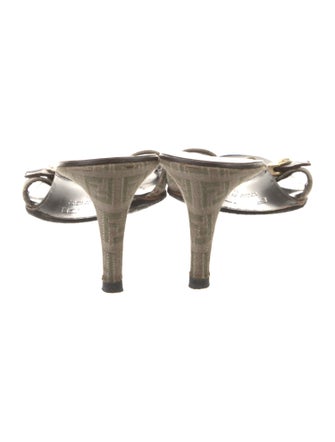 Fendi Leather Slides