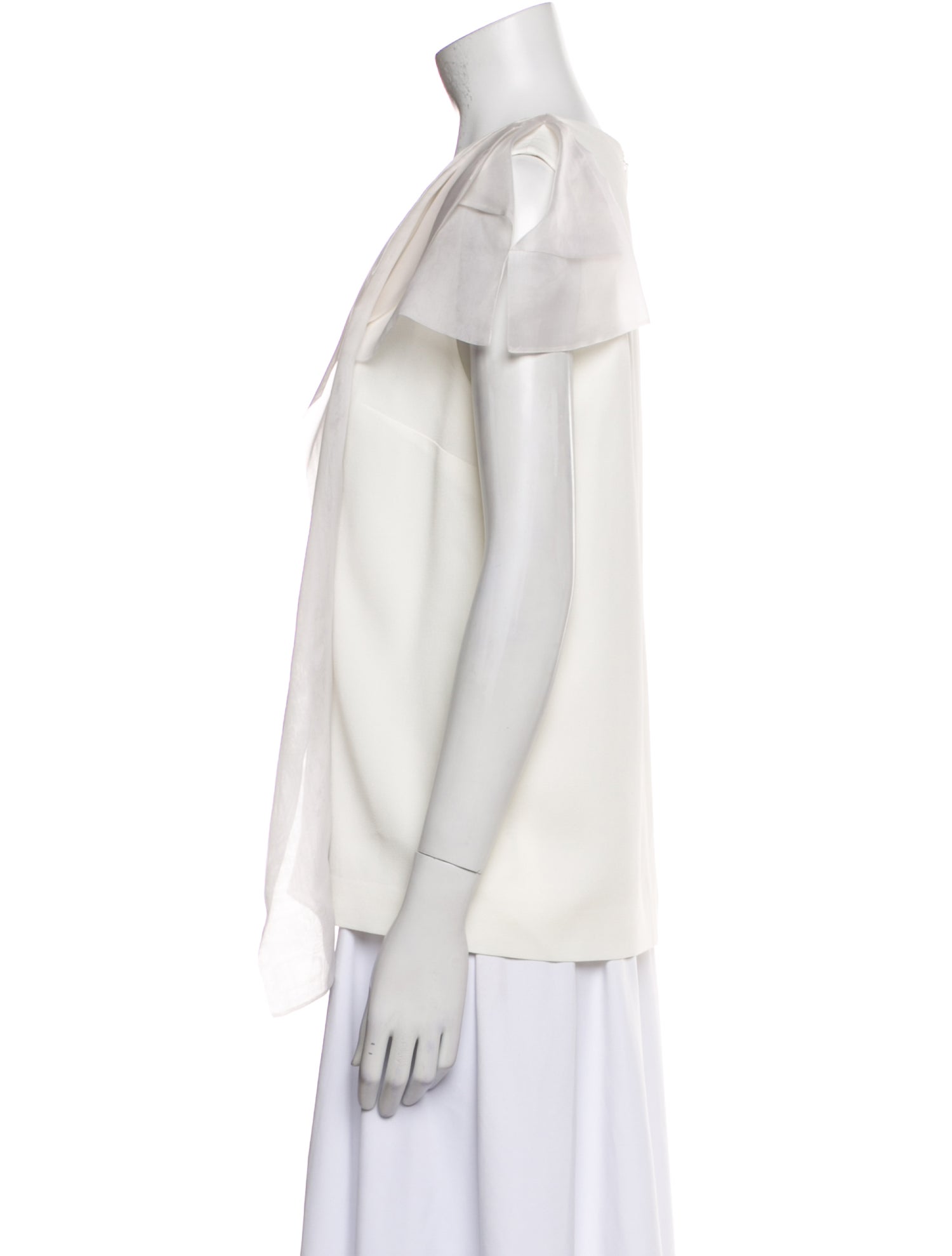 Fendi Crew Neck Short Sleeve Blouse