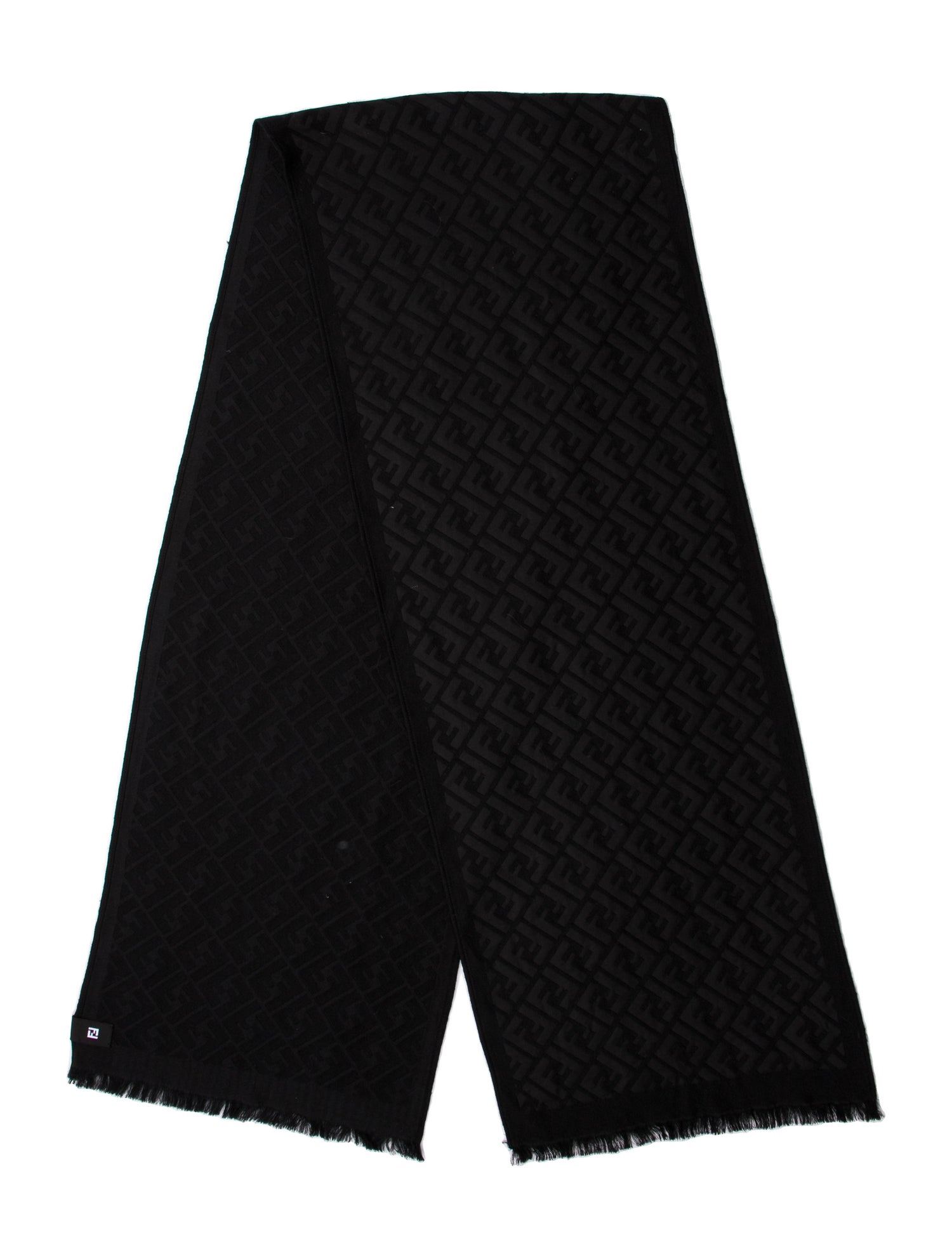 Fendi 'Pursuit of Happiness' Striped Harness Printed Scarf