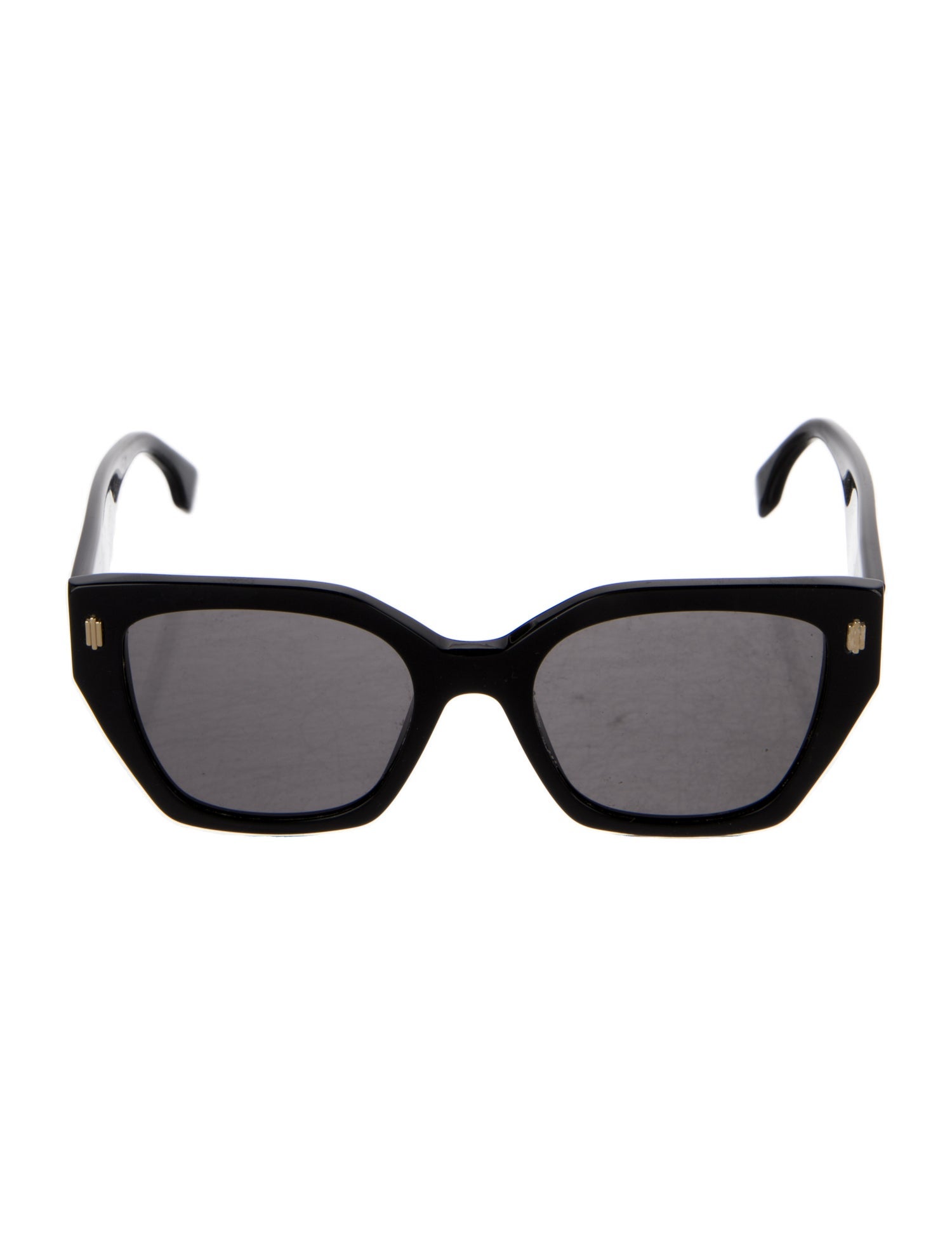 Fendi Zucca FF Logo Square Sunglasses