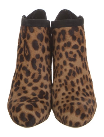 Fendi Ponyhair Animal Print Boots