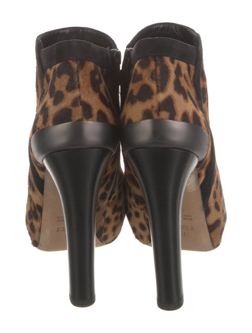 Fendi Ponyhair Animal Print Boots