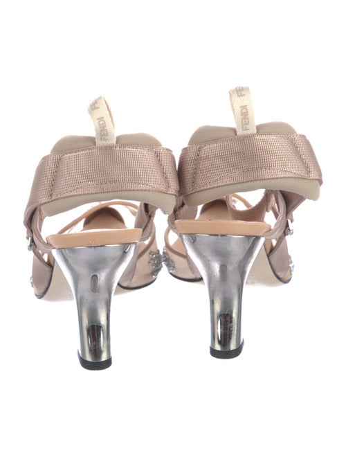 Fendi Mesh Slingback Pumps