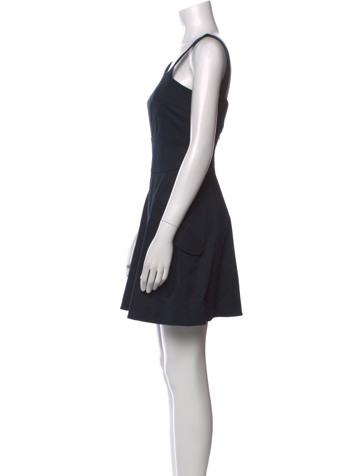 Fendi Square Neckline Mini Dress