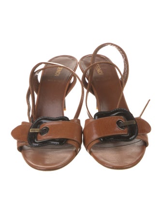 Fendi Leather Sandals