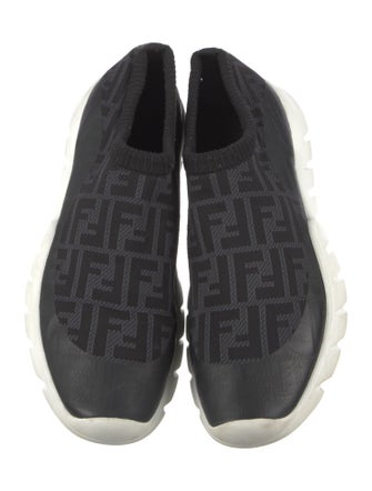 Fendi Zucca FF Logo Printed Sock Sneakers