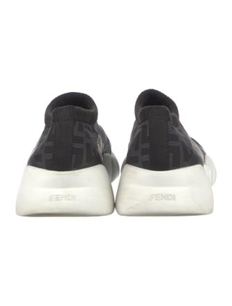 Fendi Zucca FF Logo Printed Sock Sneakers