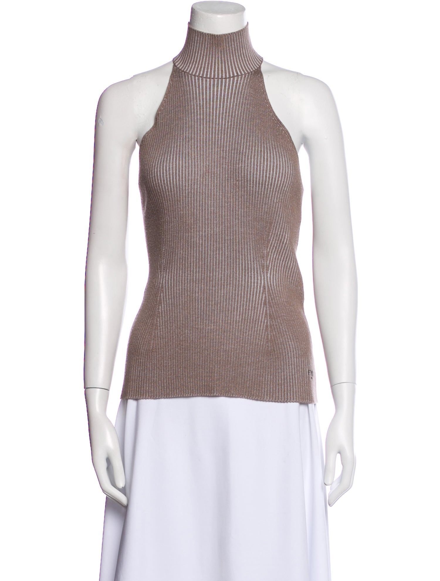 Fendi Wool Turtleneck Top