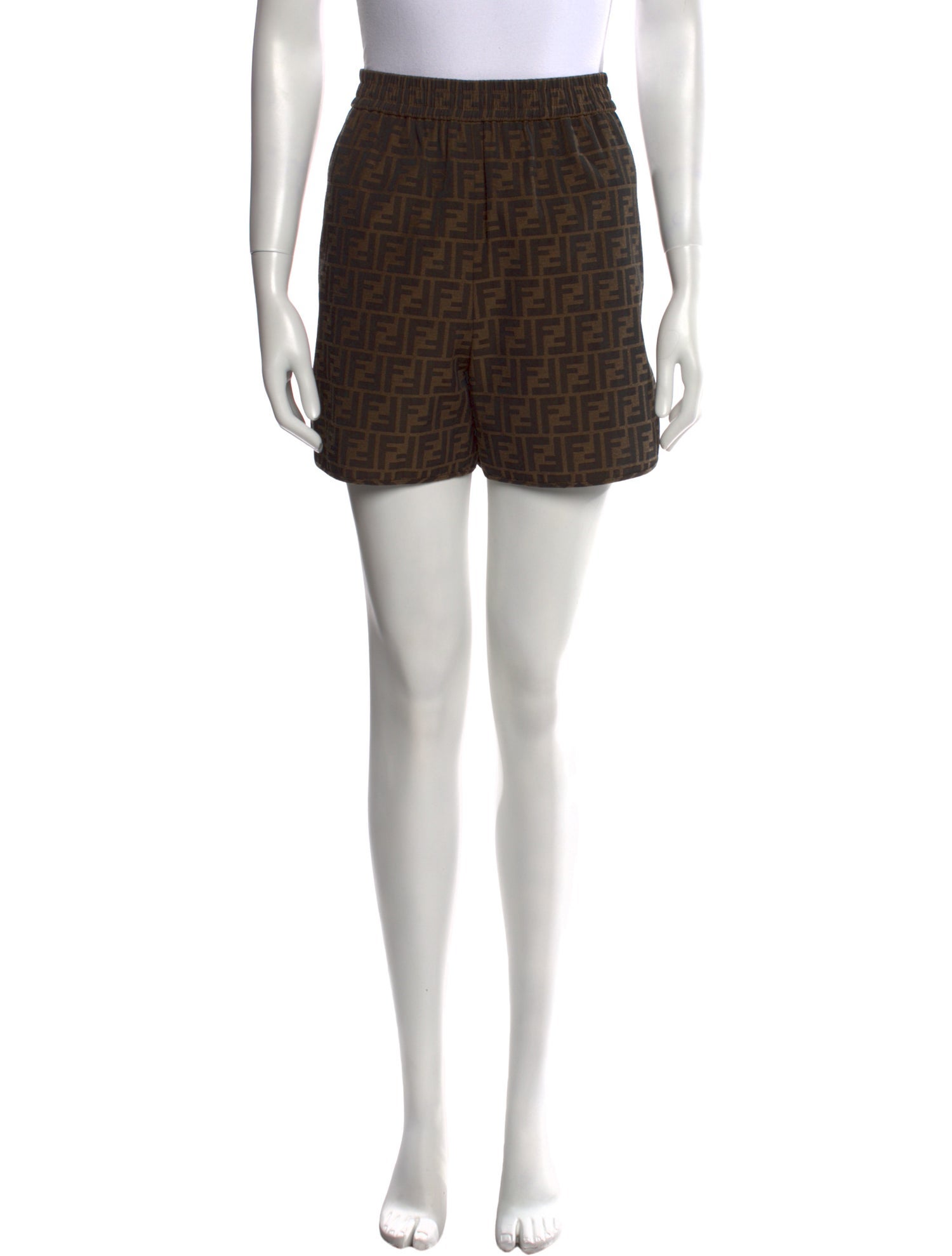 Fendi Printed Mini Shorts