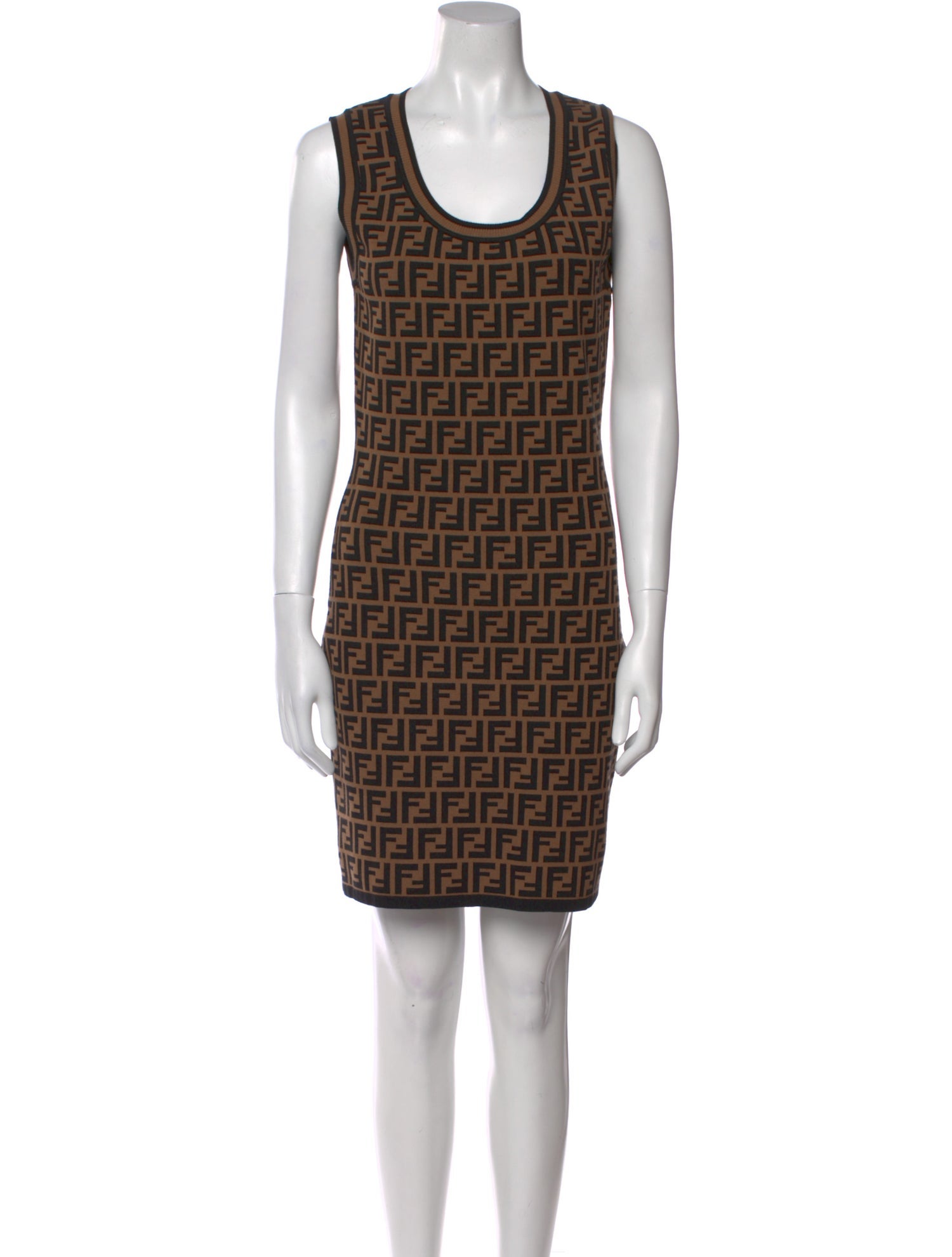 Fendi Printed Mini Dress