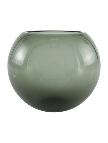 Fendi Decorative Accents Round Glass Vase