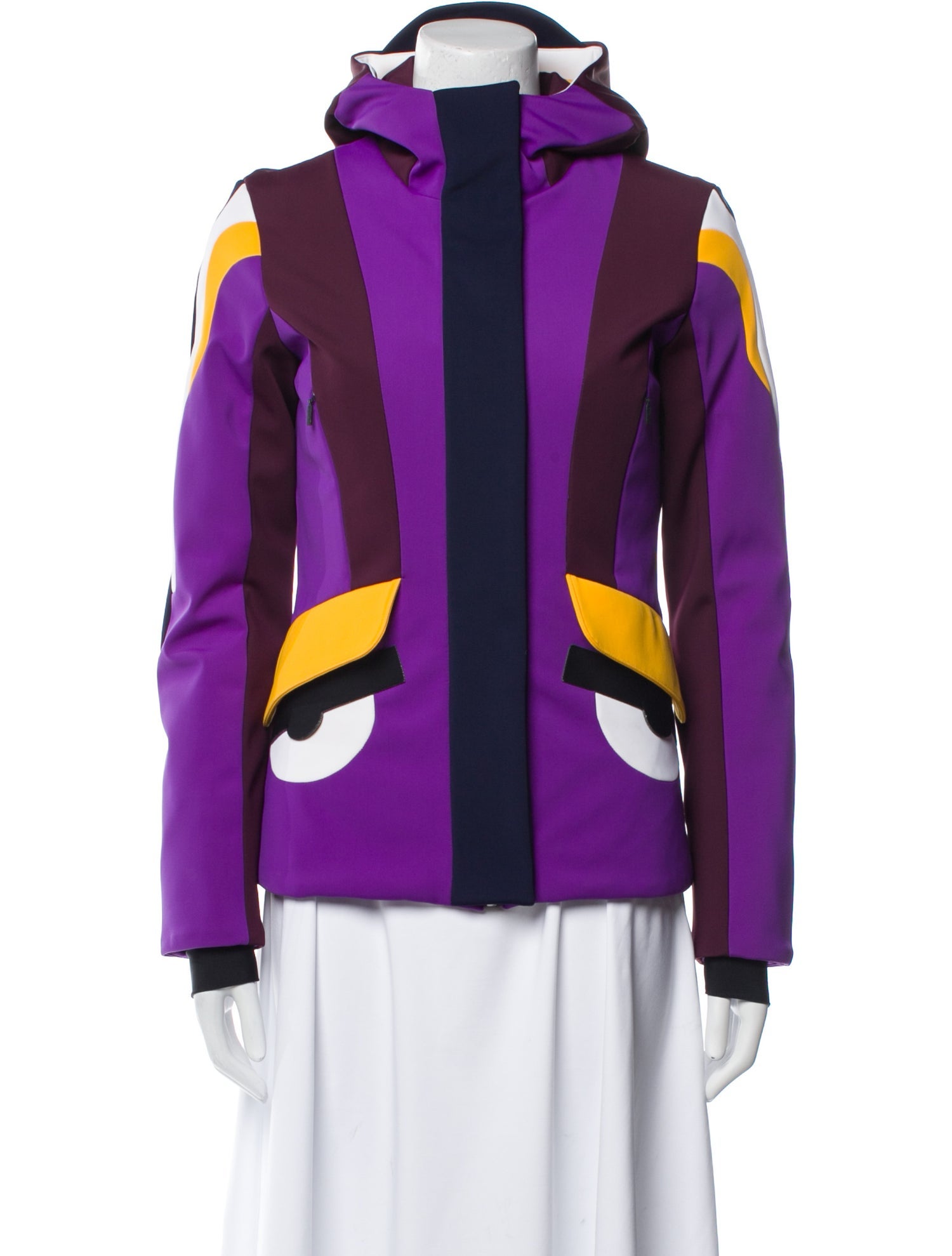 Fendi Colorblock Pattern Jacket