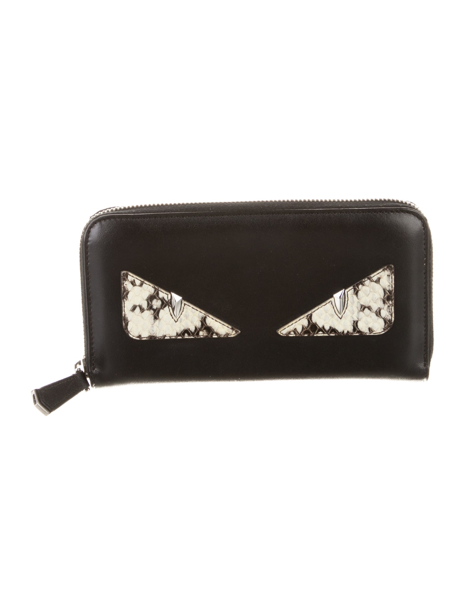 Fendi 2017 Python Monster Eyes Continental Wallet
