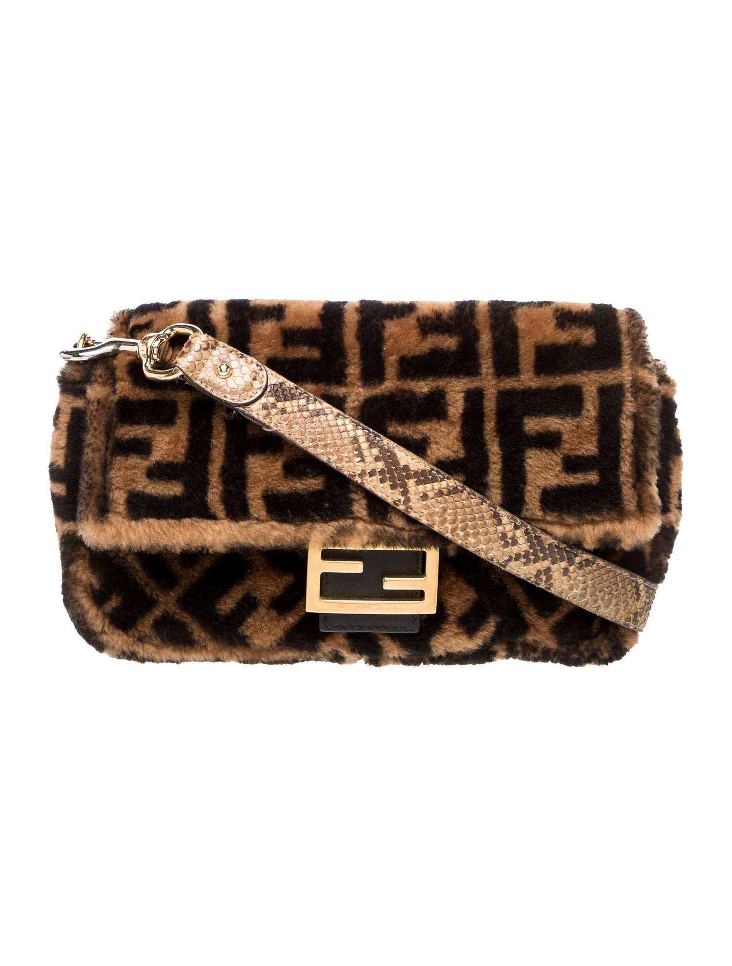 Fendi Zucca FF Crossbody Bag