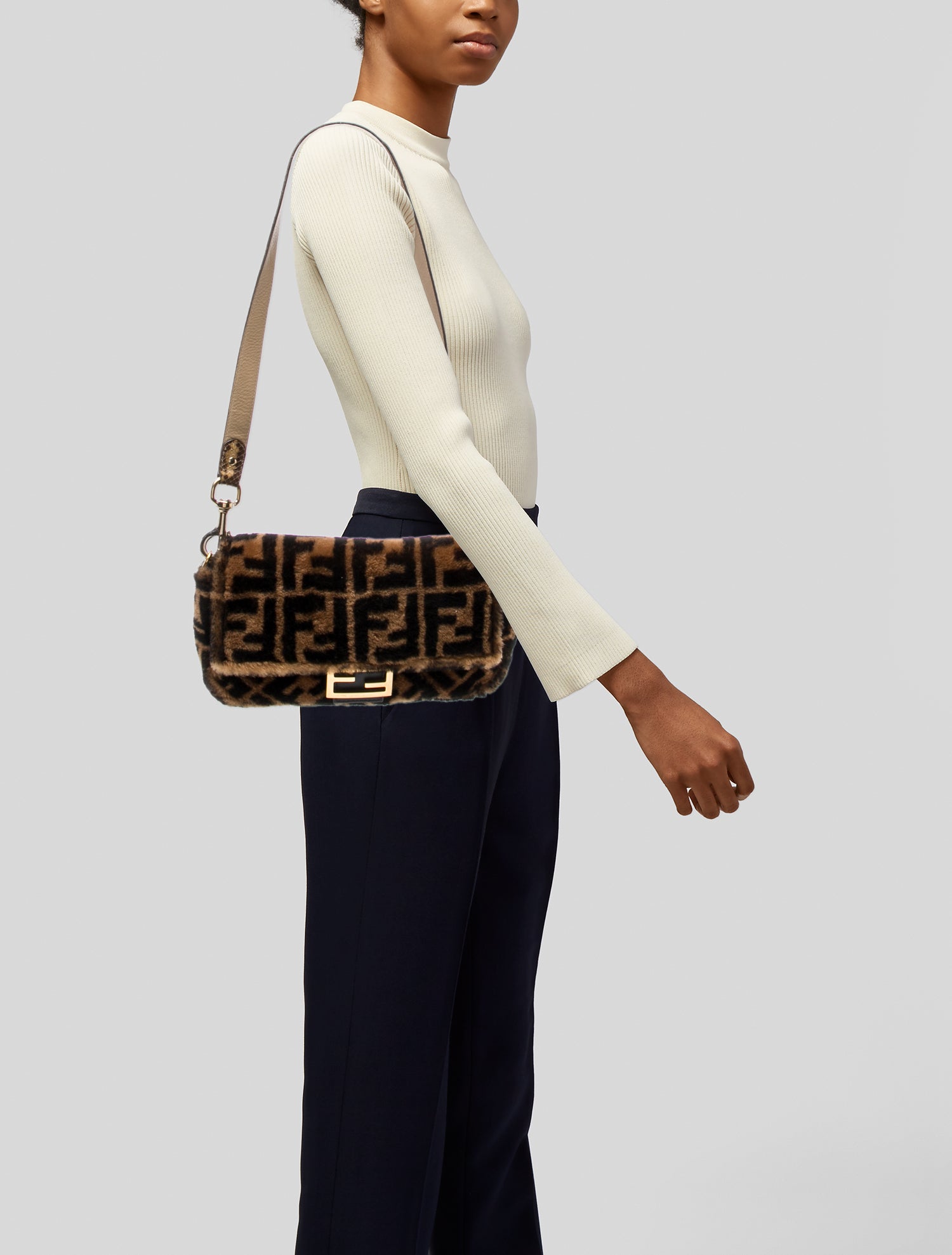 Fendi Zucca FF Crossbody Bag