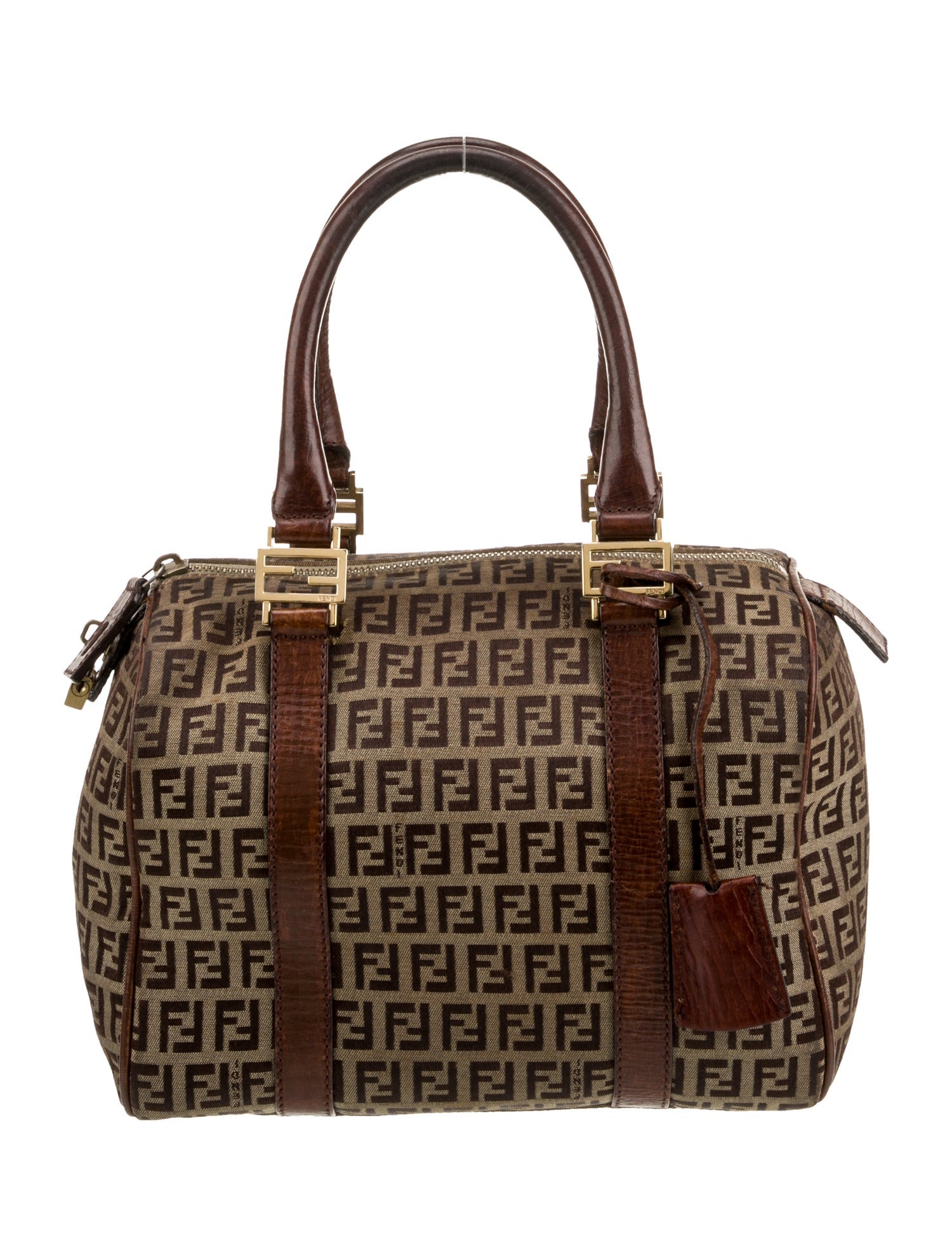 Fendi Canvas Top Handle Bag Small