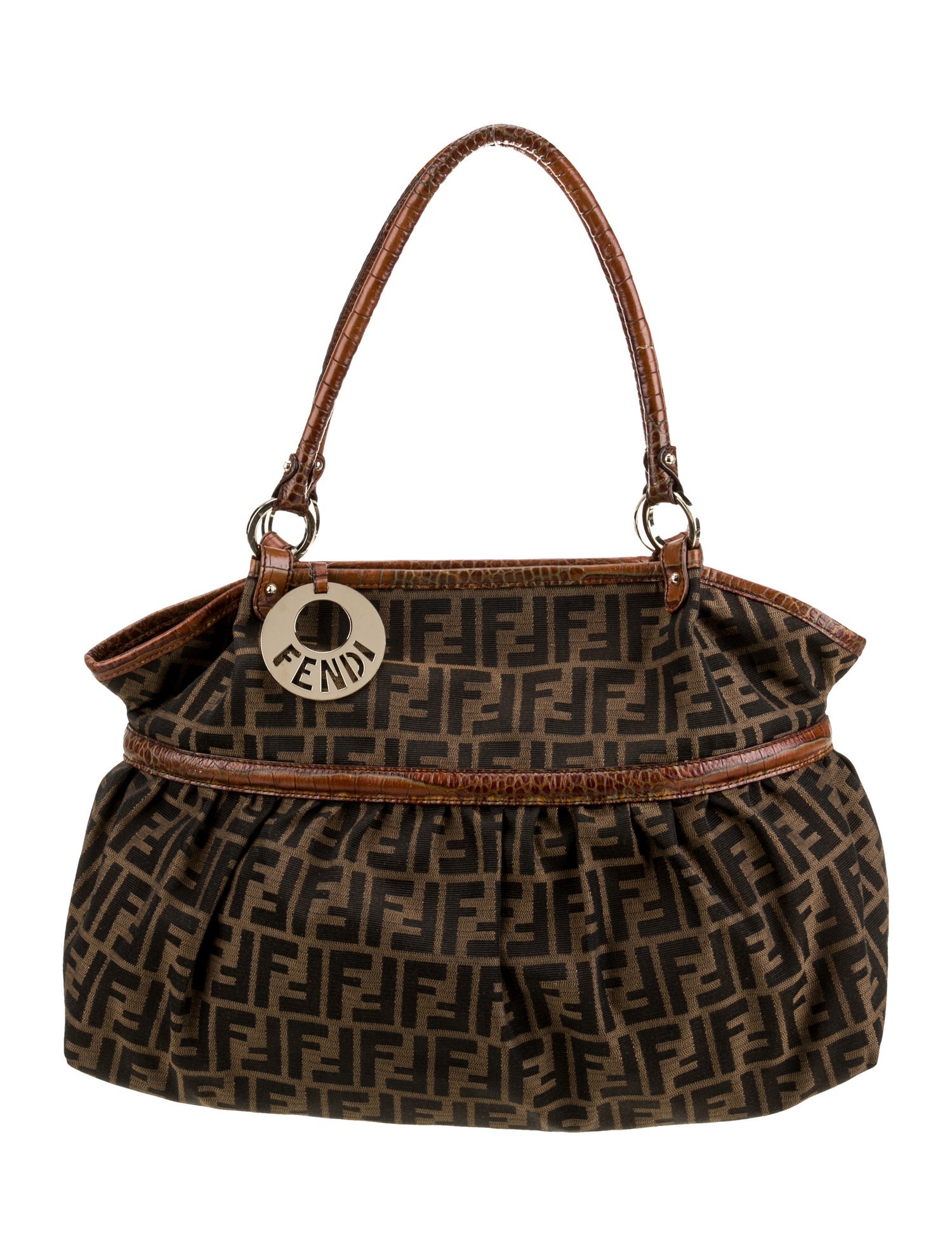 Fendi Canvas Top Handle Bag