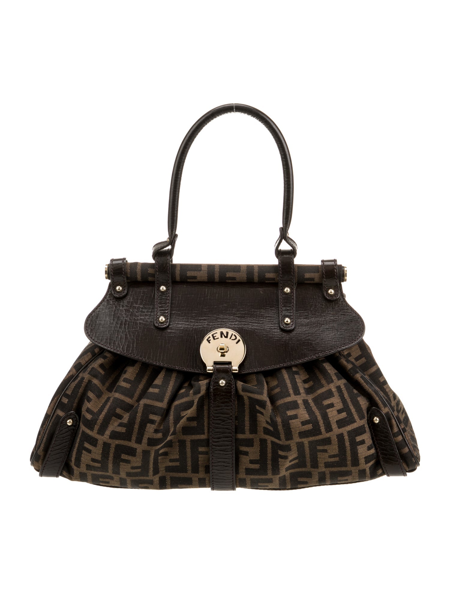 Fendi Canvas Top Handle Bag