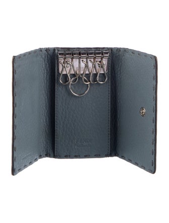 Fendi Leather 6 Key Holder