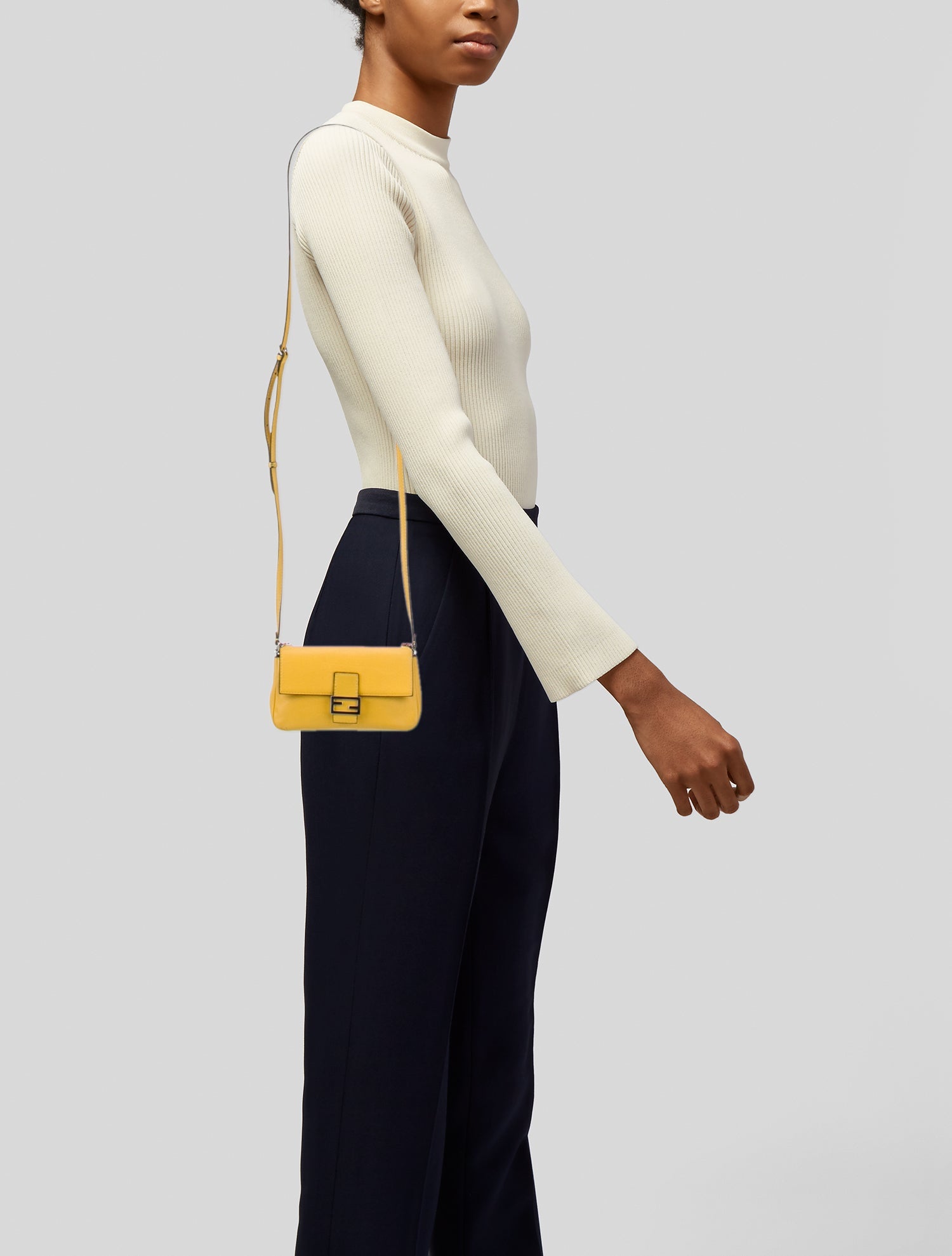 Fendi Leather Shoulder Bag