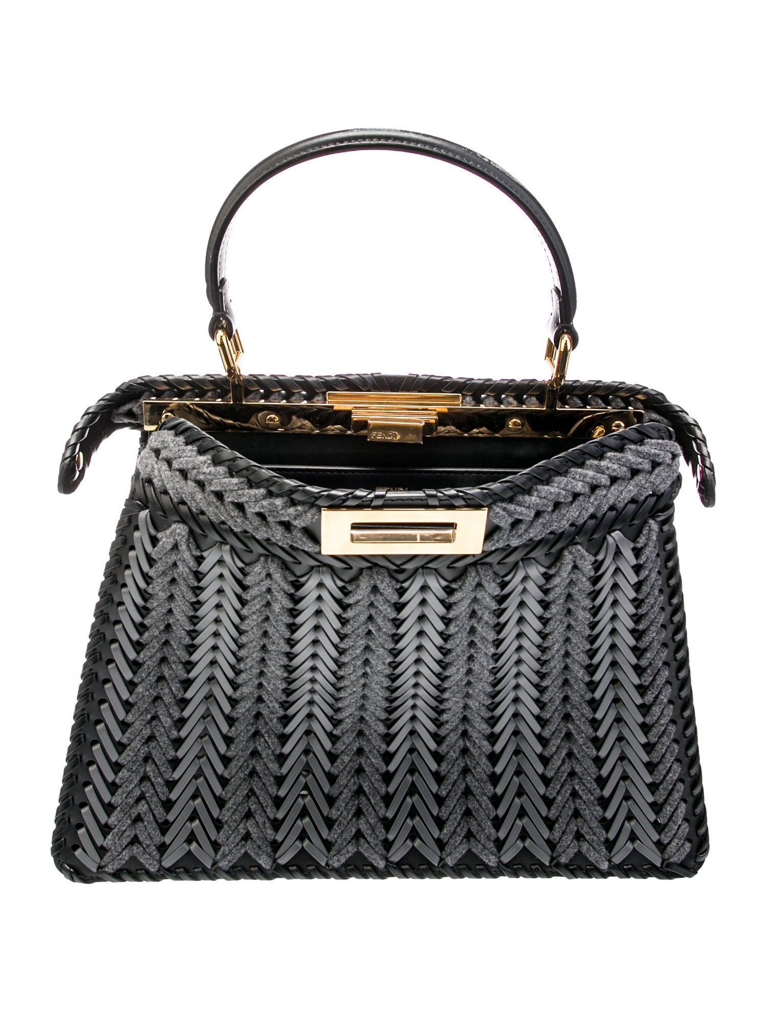 Fendi Leather Peekaboo Medium 2024