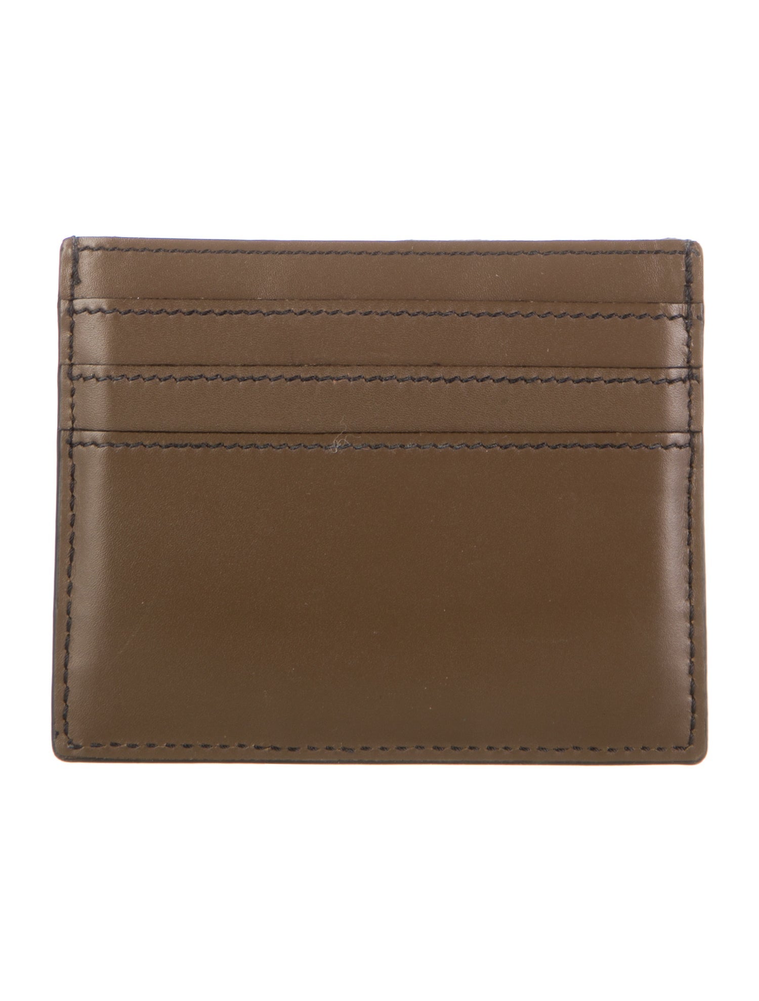 Fendi FF Embossed Card Holder Zucca FF Logo Wallet