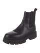 Fendi Zucca FF Logo Leather Chelsea Boots