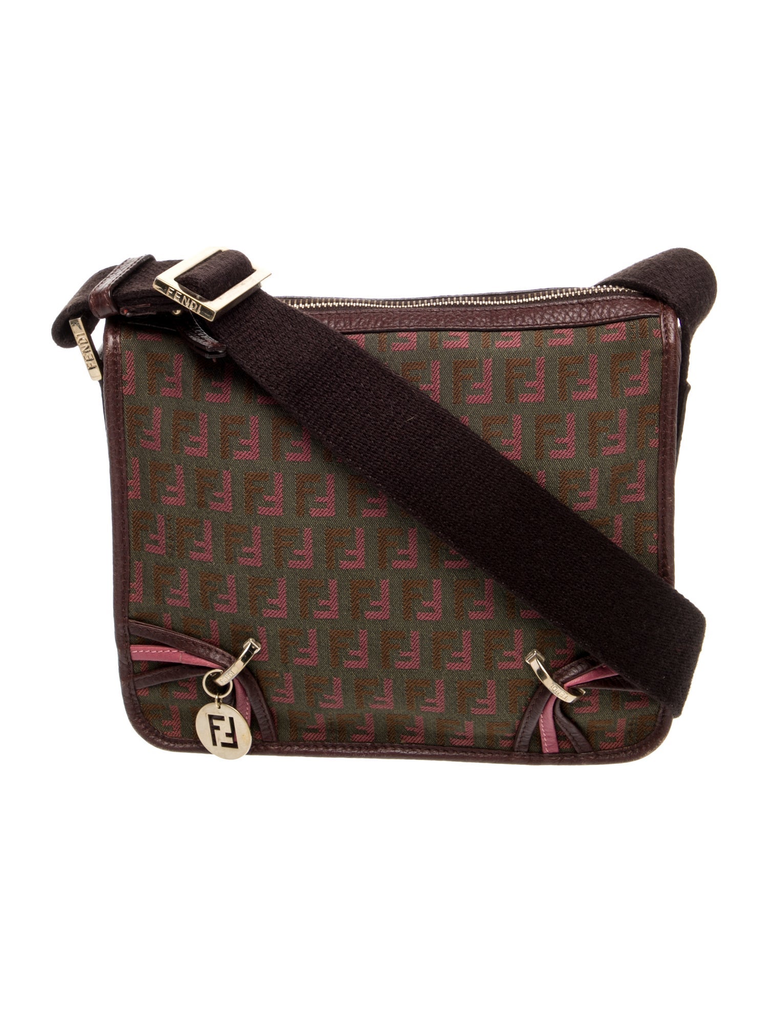 Fendi Zucca FF Shoulder Bag