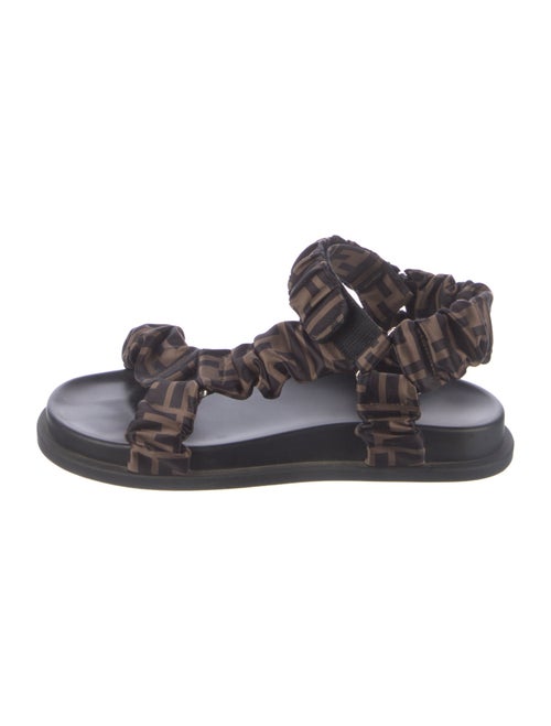 Fendi Zucca FF Logo Printed Gladiator Sandals