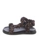 Fendi Zucca FF Logo Printed Gladiator Sandals