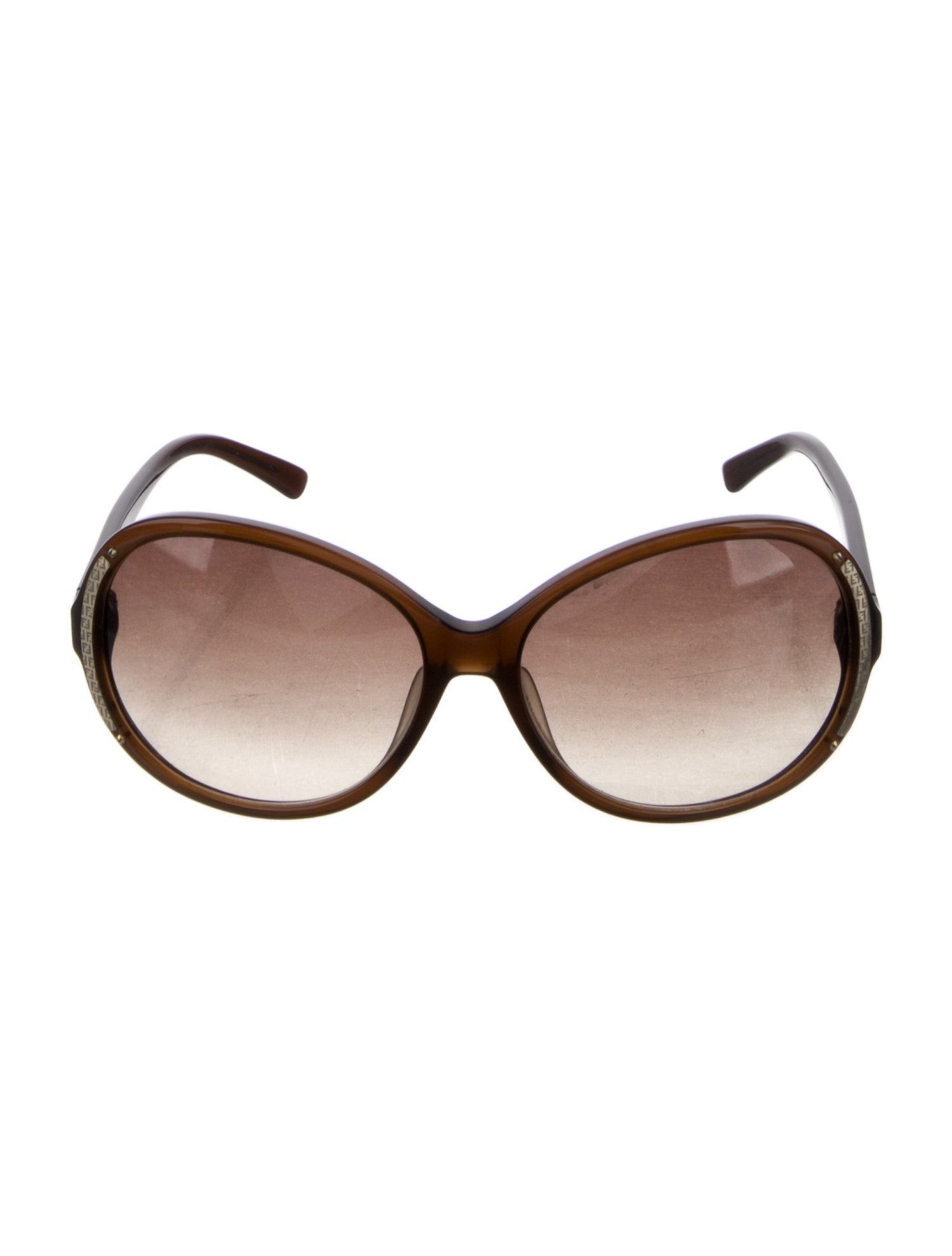 Fendi Zucca FF Logo Oversize Sunglasses