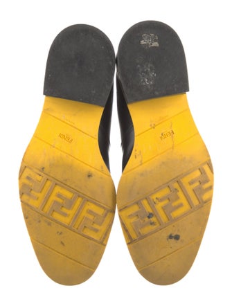 Fendi Leather Chelsea Boots