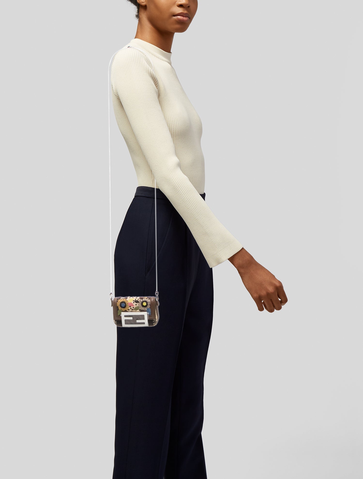 Fendi Leather Minaudière