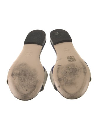 Fendi Zucca FF Logo Printed Slides