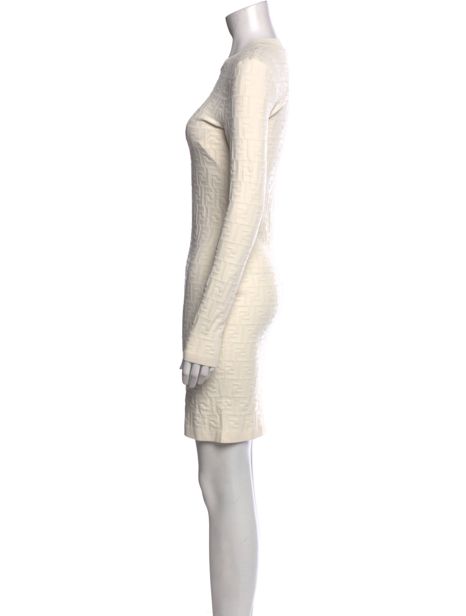 Fendi Crew Neck Mini Dress w/ Tags