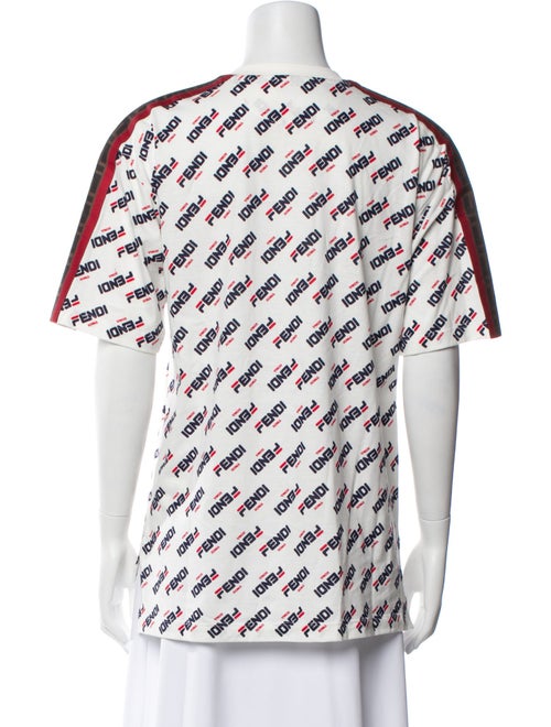 Fendi Printed Crew Neck T-Shirt