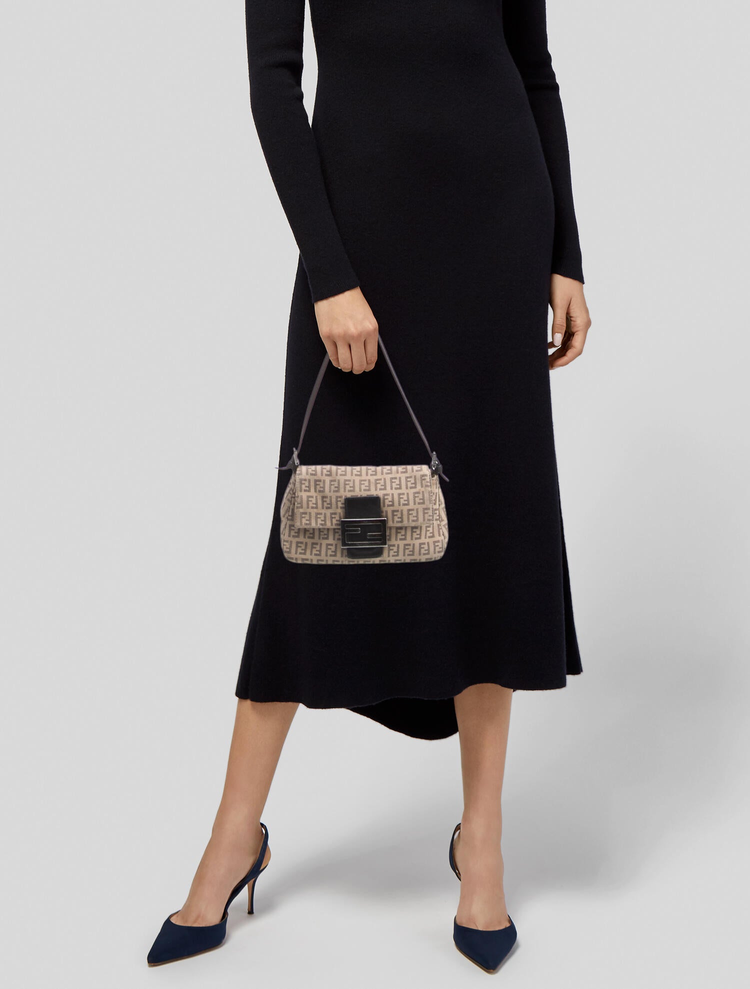 Fendi Zucchino FF Mama Mini Vintage