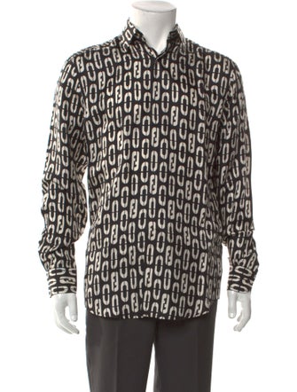 Fendi Silk Printed Shirt