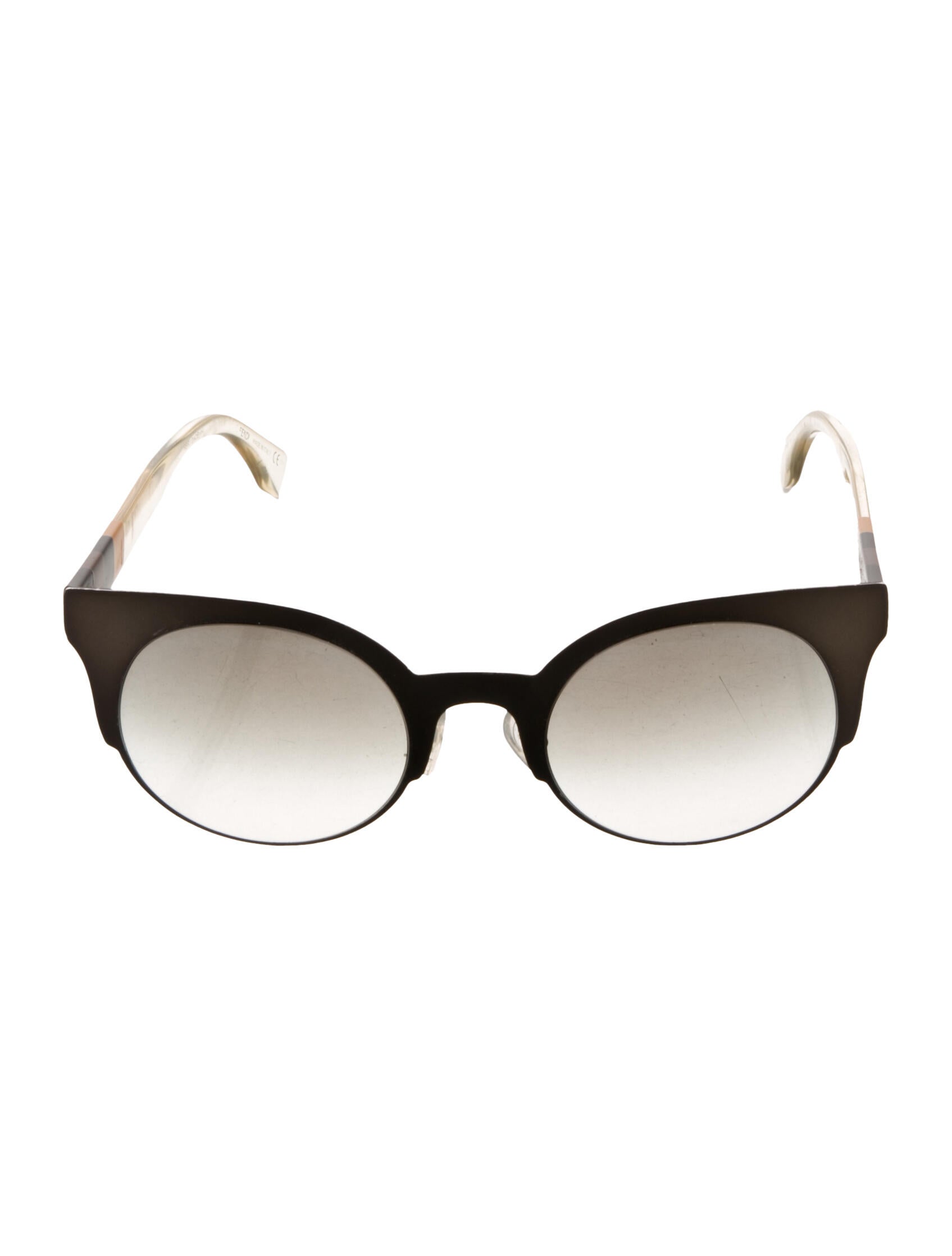 Fendi Round Gradient Sunglasses