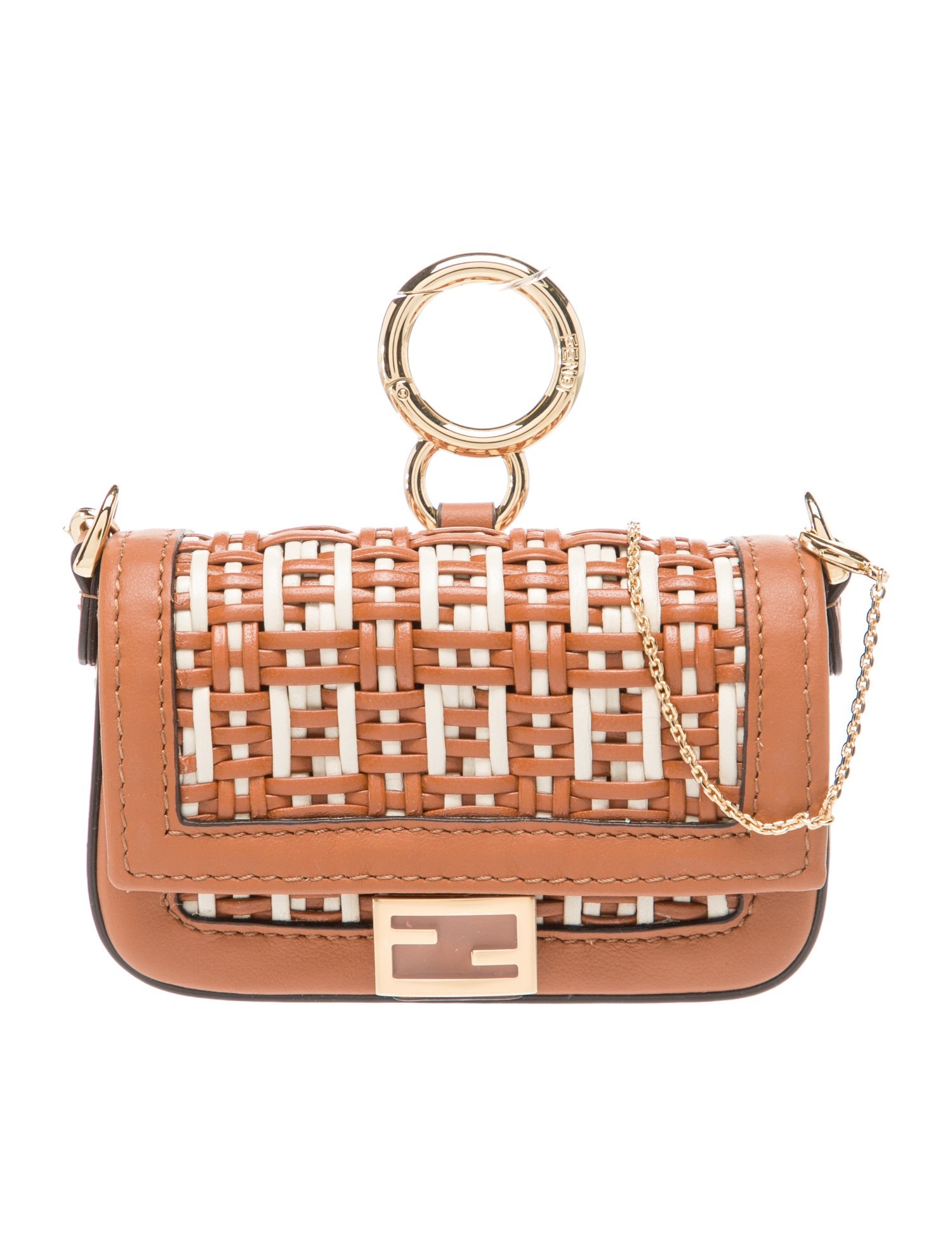 Fendi Zucca FF Baguette Nano w/ Tags